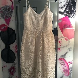 Ivory lace dress